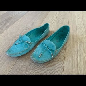 Tod’s suede loafers